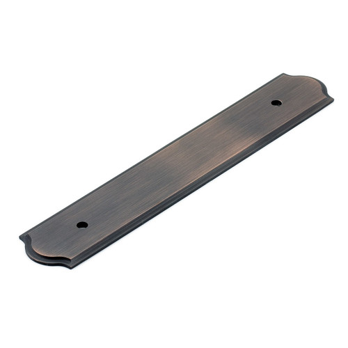 Richelieu BP104096BORB: 96mm cc Tremblant Backplate for Cabinet Pulls - Brushed Oil Rubbed Bronze