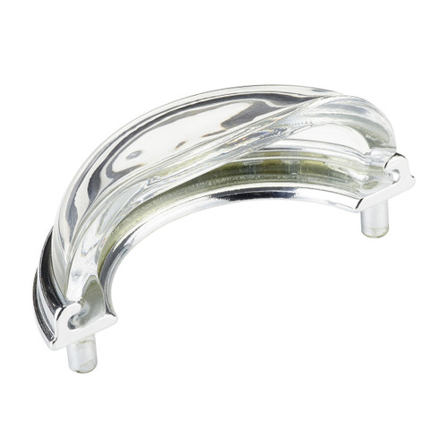 Richelieu 1008214011: 3" cc Eclectic Crystal Cup Cabinet Pull - Polished Chrome/Clear Richelieu 1008214011: 3" cc Eclectic Crystal Cup Cabinet Pull - Polished Chrome/Clear