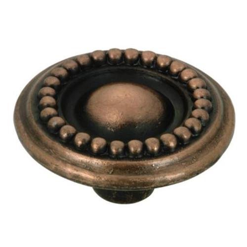 Richelieu BP37585193: 39mm Provence Cabinet Knob - Antique Copper Richelieu BP37585193: 39mm Provence Cabinet Knob - Antique Copper
