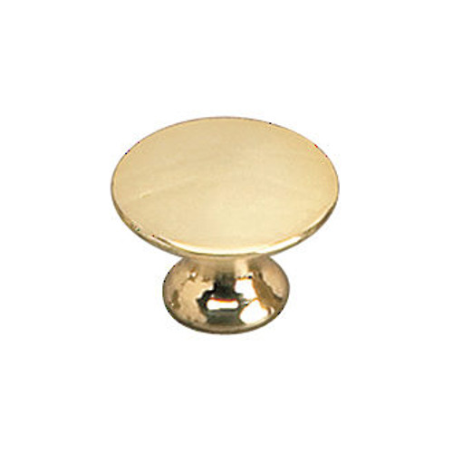 Richelieu 2445920130: 3/4" Povera Round Cabinet Knob - Brass