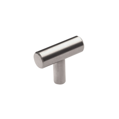 Richelieu BP348740170: 1-9/16" cc Tivoli T-Bar Cabinet Knob - Stainless Steel