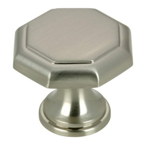 Richelieu BP44630195: 30mm Marseille Cabinet Knob - Brushed Nickel