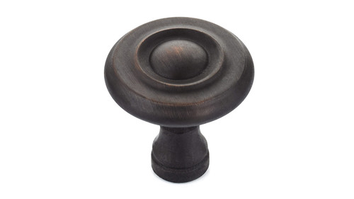 Richelieu BP74032BORB: 1-1/4" Boucherville Cabinet Knob - Brushed Oil Rubbed Bronze Richelieu BP74032BORB: 1-1/4" Boucherville Cabinet Knob - Brushed Oil Rubbed Bronze
