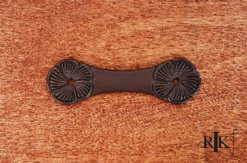 RKI BP-383-RB: 3" cc Daisy Pull Backplate - Oil Rubbed Bronze
