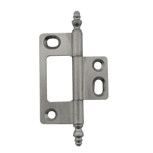 Richelieu 5201195: 2" Classic Bifold Cabinet Hinge w/Urn Finial - Brushed Nickel