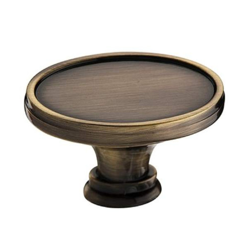 Richelieu BP80239AE: 39mm Mascouche Cabinet Knob - Antique English Richelieu BP80239AE: 39mm Mascouche Cabinet Knob - Antique English