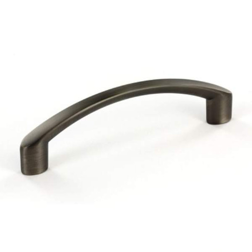Richelieu 7438096143: 96mm cc Arched Bar Cabinet Pull - Antique Nickel