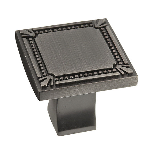 Richelieu BP78035143: 35mm Brossard Cabinet Knob - Antique Nickel Richelieu BP78035143: 35mm Brossard Cabinet Knob - Antique Nickel