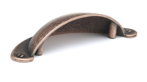 Richelieu BP82333193: 3" cc Sorbonne Cup Cabinet Pull - Antique Copper Richelieu BP82333193: 3" cc Sorbonne Cup Cabinet Pull - Antique Copper