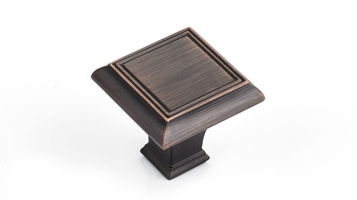 Richelieu BP77535BORB: 35mm Beauharnois Cabinet Knob - Brushed Oil Rubbed Bronze Richelieu BP77535BORB: 35mm Beauharnois Cabinet Knob - Brushed Oil Rubbed Bronze