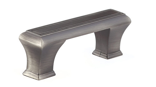 Richelieu BP77596143: 96mm cc Beauharnois Cabinet Pull - Antique Nickel Richelieu BP77596143: 96mm cc Beauharnois Cabinet Pull - Antique Nickel