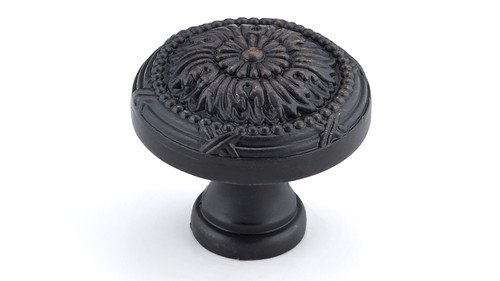 Richelieu BP82465BORB: 1-5/16" Chateauguay Cabinet Knob - Brushed Oil Rubbed Bronze Richelieu BP82465BORB: 1-5/16" Chateauguay Cabinet Knob - Brushed Oil Rubbed Bronze