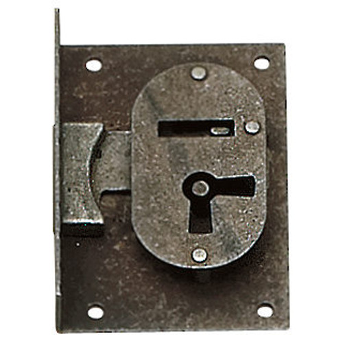 Richelieu 755302907: 2-3/4" Classic Surface Mount Lock - Wrought Iron