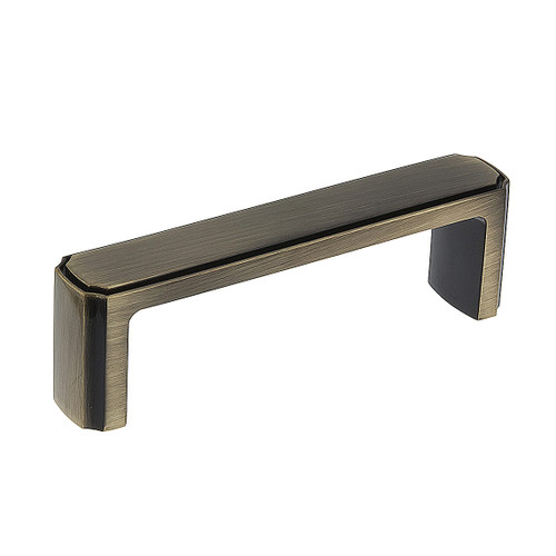 Richelieu BP77076AE: 3" cc Lorraine Cabinet Pull - Antique English Richelieu BP77076AE: 3" cc Lorraine Cabinet Pull - Antique English