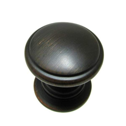 Richelieu BP80980BORB: 32mm Mont-Royal Cabinet Knob - Brushed Oil Rubbed Bronze Richelieu BP80980BORB: 32mm Mont-Royal Cabinet Knob - Brushed Oil Rubbed Bronze