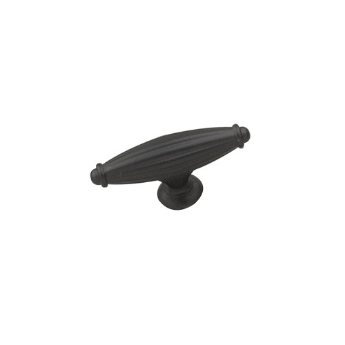 Richelieu BP8061865900: 2-9/16" Madeleine T-Bar Cabinet Knob - Matte Black Richelieu BP8061865900: 2-9/16" Madeleine T-Bar Cabinet Knob - Matte Black