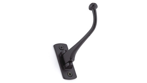 Richelieu T5606900: 2-3/8" Utility Single Swivel Wall Hook - Matte Black