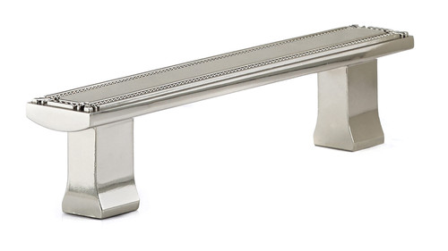 Richelieu BP780128180: 128mm cc Brossard Cabinet Pull - Polished Nickel Richelieu BP780128180: 128mm cc Brossard Cabinet Pull - Polished Nickel