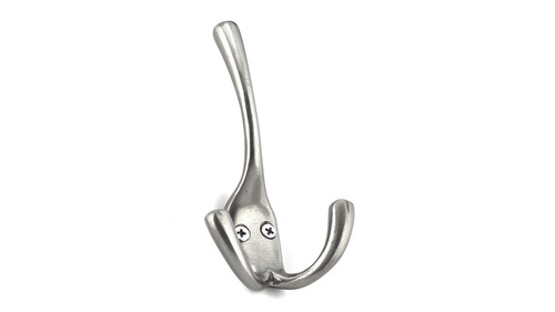 Richelieu T5611184: 4-1/2" Utility Triple Wall Hook - Matte Nickel