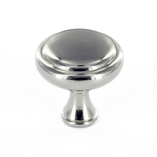 Richelieu BP79032180: 1-1/4" Candiac Cabinet Knob - Polished Nickel Richelieu BP79032180: 1-1/4" Candiac Cabinet Knob - Polished Nickel