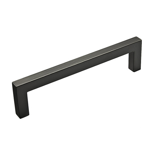 Richelieu BP873128143: 128mm cc Contemporary Cabinet Pull - Antique Nickel Richelieu BP873128143: 128mm cc Contemporary Cabinet Pull - Antique Nickel