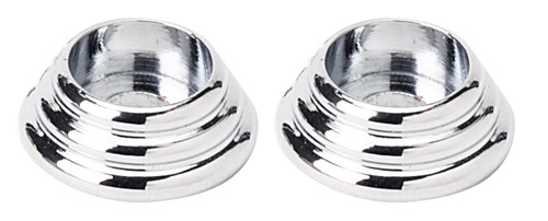 Alno A722-PC: 5/8" Traditional Rosette (pair) - Polished Chrome