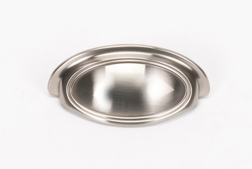 Alno A1570-3-SN: 3" Classic Traditional Cup Cabinet Pull - Satin Nickel