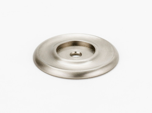 Alno A615-38-SN: 1-1/2" Traditional Round Backplate - Satin Nickel