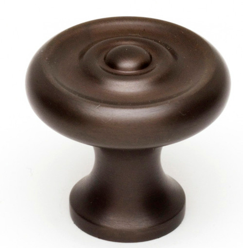 Alno A817-1-CHBRZ: 1" Traditional Cabinet Knob - Chocolate Bronze Alno A817-1-CHBRZ: 1" Traditional Cabinet Knob - Chocolate Bronze