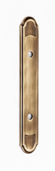 Alno A1569-35-AE: 7-3/4" Classic Traditional Backplate - Antique English