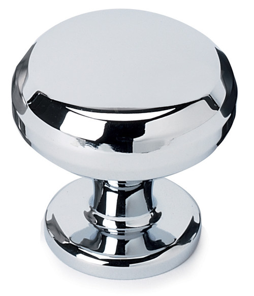 Alno A1174-PC: 1-1/4" Traditional Round Cabinet Knob - Polished Chrome