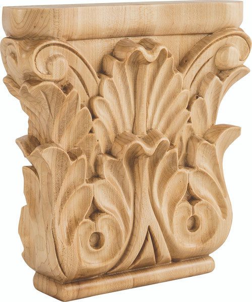 Hardware Resources CAP4CH: 8" x 1-3/4" x 8"Acanthus Capital - Cherry