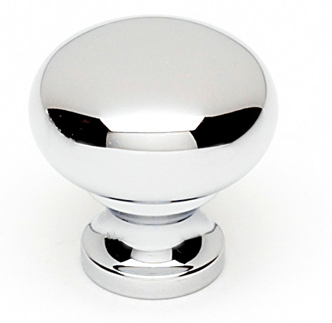 Alno A1066-PC: 3/4" Traditional Round Cabinet Knob - Polished Chrome