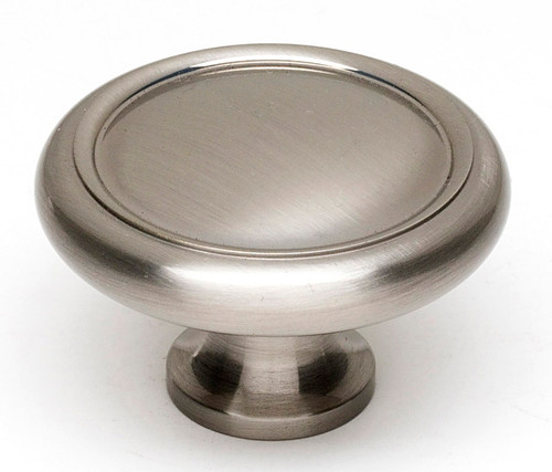 Alno A1161-SN: 1-3/4" Traditional Round Cabinet Knob - Satin Nickel Alno A1161-SN: 1-3/4" Traditional Round Cabinet Knob - Satin Nickel