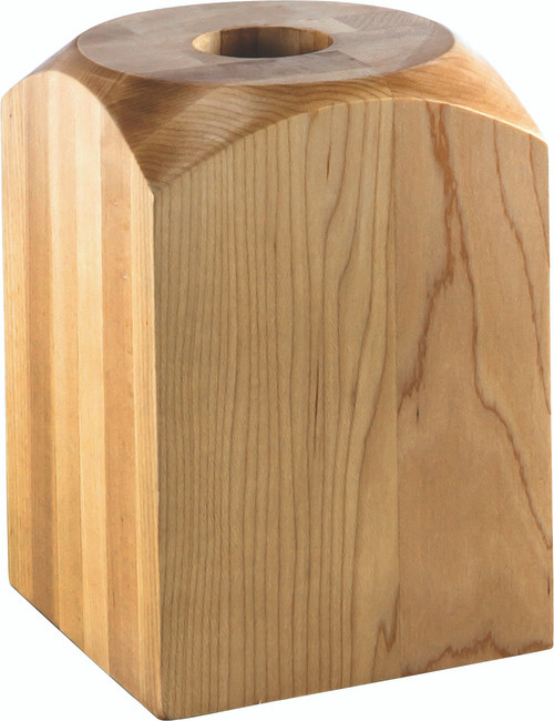 Hardware Resources FPB1-MP" 5-1/16" x 5-1/16" x 7-1/16" Fireplace Column Base - Maple