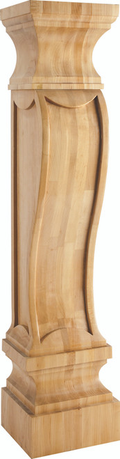 Hardware Resources FCORV-CH: 8" x 7" x 36" German Romanesque Fireplace Corbel - Cherry