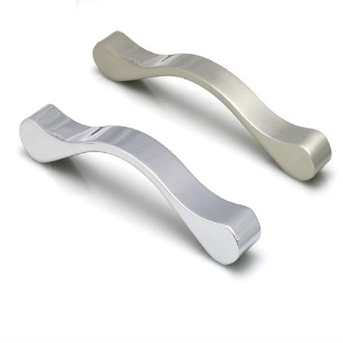 Topex 160mm cc Wave Cabinet Pull - Polished Chrome