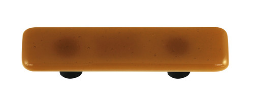 Aquila HK1015-PA: 3" cc Solid Rectangle Cabinet Pull w/Aluminum Post - Light Bronze