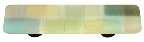 Aquila HK8004-PA: 3" cc Mosaic Rectangle Cabinet Pull w/Aluminum Post - Winter