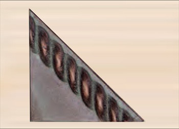 Hawk Hill CD6: 4-1/4" Twist Door Corner Trim - Bronze