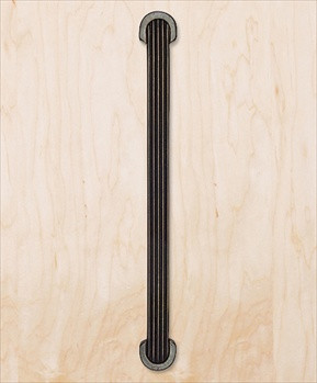 Hawk Hill F199: 12" Ribs Appliance Pull - Bronze