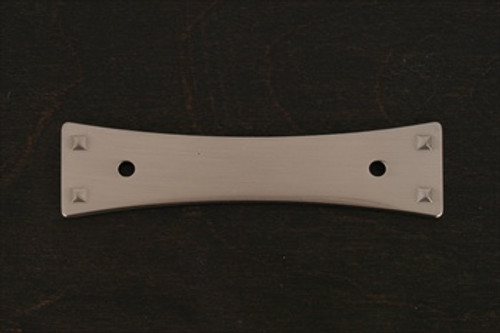 RKI BP-7902-P: 3" cc Bent Rectangle Backplate - Pewter
