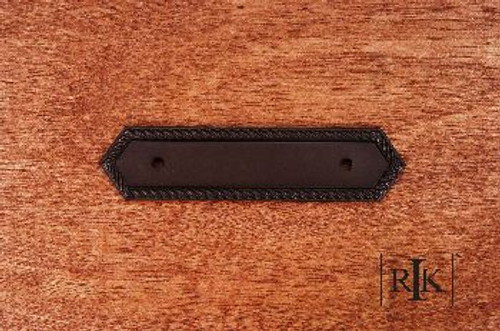 RKI BP-7814-RB: 3" cc Rope Backplate - Oil Rubbed Bronze