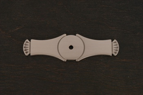 RKI BP-7904-P: 4" Curved Gill Ends Backplate - Pewter