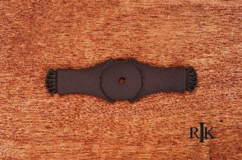 RKI BP-7904-RB: 4" Curved Gill Ends Backplate - Oil Rubbed Bronze