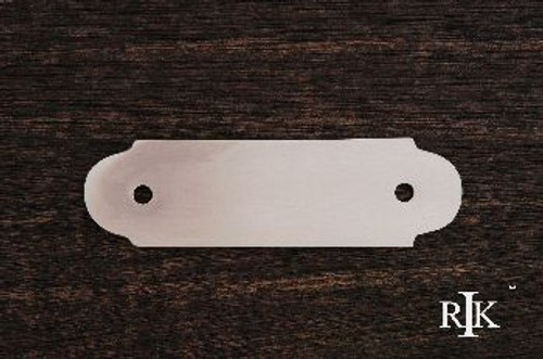 RKI BP-7818-P: 3" cc Smooth Pull Backplate - Pewter