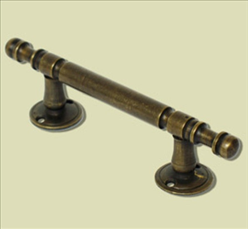 Handcrafted Hardware HPU7014: 3-3/4" Small Straight Pull - Unlacquered Antique Brass Handcrafted Hardware HPU7014: 3-3/4" Small Straight Pull - Unlacquered Antique Brass
