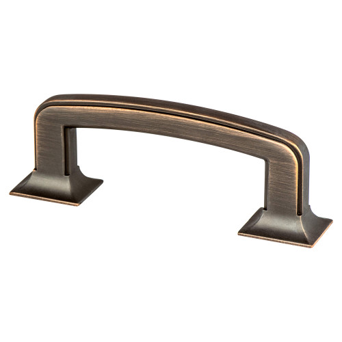 Berenson 4063-10VB: 3" cc Hearthstone Cabinet Pull - Verona Bronze