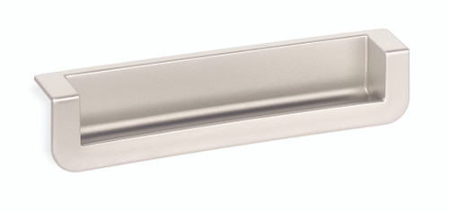 Schwinn 52288: 128mm cc Recessed Edge Pull - Satin Nickel Schwinn 52288: 128mm cc Recessed Edge Pull - Satin Nickel
