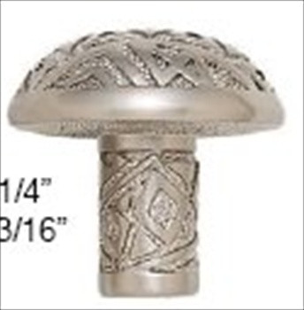 Edgar Berebi 7936/22: 1-1/4 Cooper Cabinet Knob - Satin Nickel